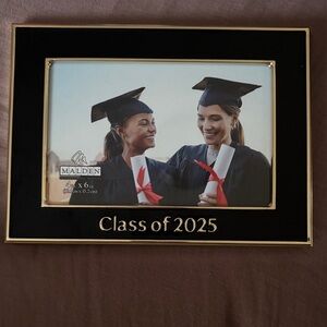 Malden Black and Gold Graduation Frame